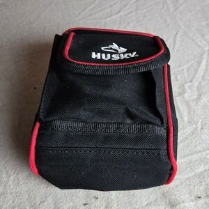 Husky Clip-On Tool Belt 4.5 in. Pouch-3 Pockets Durable Heavy Duty 570 971